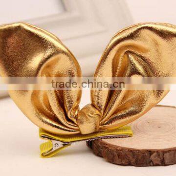 Shining Fabric Cute Rabbit Kids Hair Clips