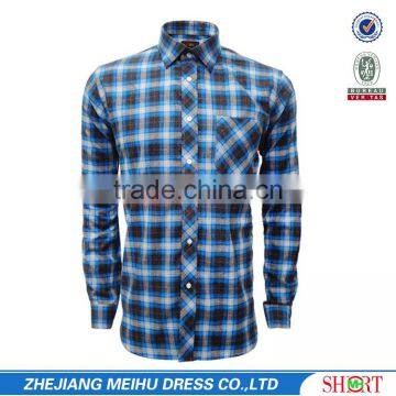 Men Casual Shirts Cotton Fabric Flannel Plaid Men Italian Style Shirts photo-2