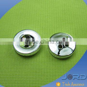 South America hot sale Girl Clothing plating Concave Two Hole Plastic ABS Sewing Buttons