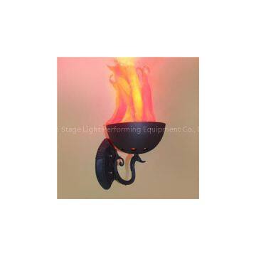 10W MAGPIE SHAPE SILK EFFECT WALL FLAME LIGHT