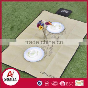 Dwarf printing waterproof polar fleece outdoor picnic blanket