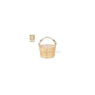 Delicate Design Printing Sauna Thermometer Hygrometer with Round Wood Case