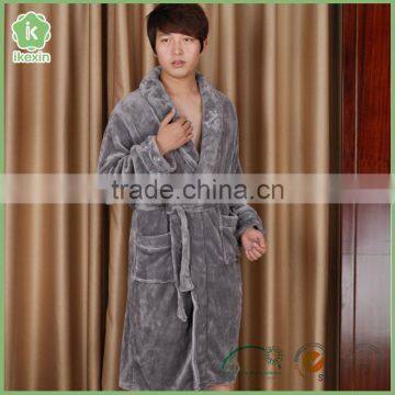 Made In China Aqua Cozy Shu Velveteen Wholesale Bathrobe