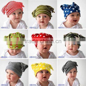2015 hot sale funky polka dots baby amour knit sailor baby hat M5042902
