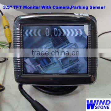 Parking Sensor System With Wireless Camera System 3.5 inch Car TFT LCD Monitor