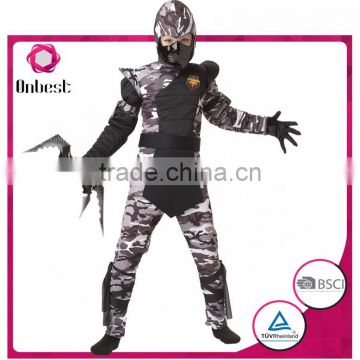 New design warrior costume kids wholesales Chinese warrior costumes children battle fatigues