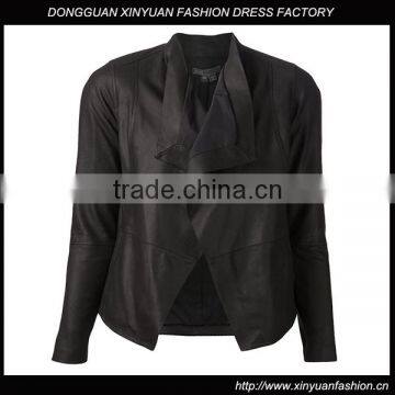 Winter wear ladies leather coat