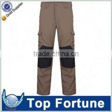 Provide OEM service unisex denim jeans 100% cotton cargo pants with cordura knee pad