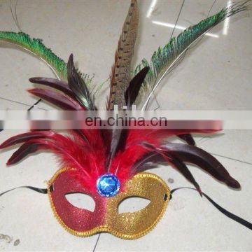 party carnival masquerade feather mask MPM-030