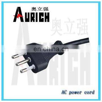 Wiring Harness Electric Cable Wire Plug European Italy Lamp Holder 3-pin Plug Pin Used Wire and Cable Machine Power Cable photo-2
