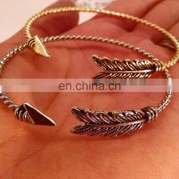 Twisted Arrow Cuff Bracelet simple Bangle