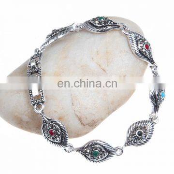 2017 Fashion Retro Jewelry Colorful Resin Crystal Gemstone Bracelet photo-4