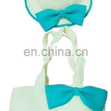 Baby Girl Summer Dress, Summer Beach Bag&hat photo-4