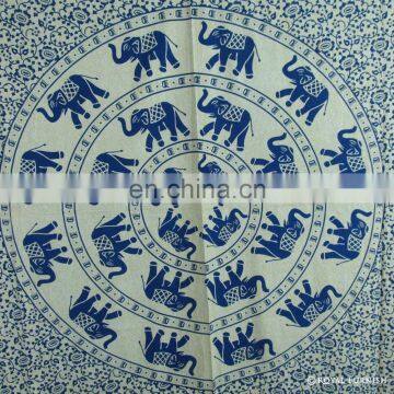 Elephant Design Mandala Pattern Beach Tapestry