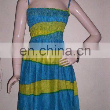 Ladies top+skirt for promotion