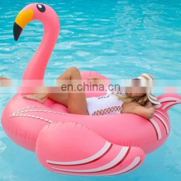 Wholesale Swimming Ring, Drop Shipping Inflatable Pool Float with Flamingo Shape Size: 190 x 200 x 130cm