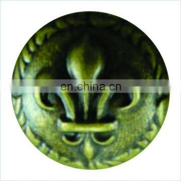 Fleur de Lis Metal Buttons 5/8"