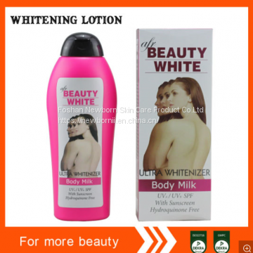 Shining Disposable Body Whitening Lightening Lotion