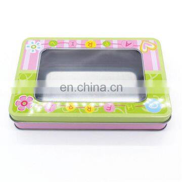 Cheap Tin Packaging Box With Pvc Window on Top for Chocolate or Tea or Cake Storage photo-4