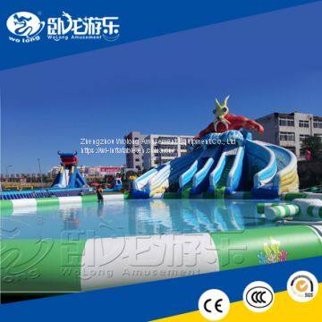 inflatable water slide, swimming pool slide, giant inflatable pool slide for adult