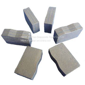 Sandwich diamond segment cutting granite marble sharp and durable