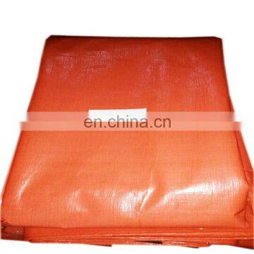 Strong Heat Seal Heavy Duty Orange PE Tarpaulin