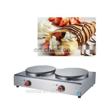 Popular Dual Head Stainless Steel Commercial Electric Crepe maker for Sale