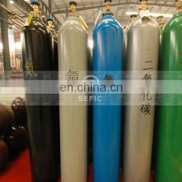 European Market Gas Bottle Oxygen Nitrogen CO2 Hydrogen 40L Empty Gas Cylinder Price