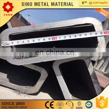 most popular black tube/steel in stock 160*160mm carbon tube erw welded steel square pipe