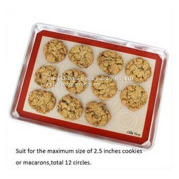 2019 Hot Selling Food Grade FDA Certificate Non Stick Heat Resistant Set if 3 Pcs Silicone Baking Mat photo-3