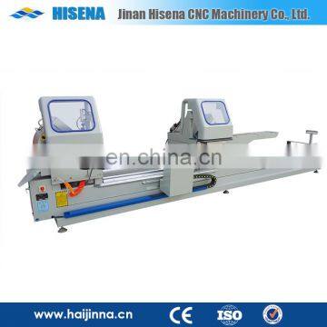 Making window frame Aluminium Door- Window Double Head Cutting Machine for aluminum window manufacture LJJ--500*4200