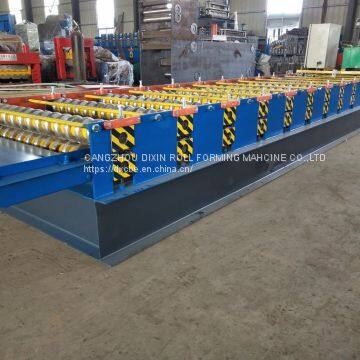 Fast Speed Corrugated IBR Roof Sheet Tile Making Cold Roll Forming Machine Made In Cangzhou City With Good Quality photo-4