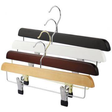 Angie hot selling wooden pants hangers