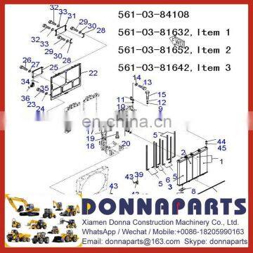 HD785-7 Radiator,cooling system,Radiator assy,water Cooler,heat exchanger,561-03-84108,561-03-81632,561-03-81652,561-03-81642 co