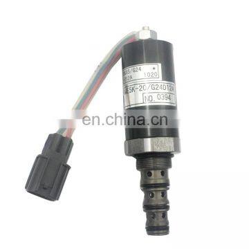 Diesel engine Solenoid Valve SKX5/G24-212A for Excavator SK200-5 SK200-2