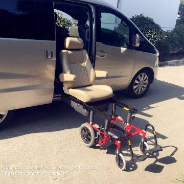 Lifting Car Seat Special handicap turning seat seating system with wheel chair base for the elder and disabled