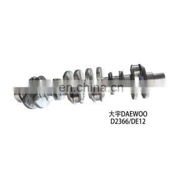 Excavator Engine Parts for D2366 Crankshaft 65021017025 Forged Steel
