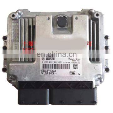 EDC17C53 F22D19TC engine computer board ECU 0281031282 for Fudi Lanfu SUV YUNEI