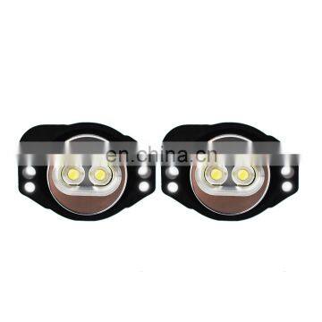 2x 6W High Power Angel Eyes 3 Series LED LRing Bulbs White Halo for BMW E90 E91
