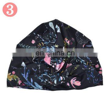 Newborn Hats Baby Soft Cotton Sun Hat Floral Bowknot Cap Toddler Turban Photo Props Indian Flower Cap Infant Hair Bands photo-6