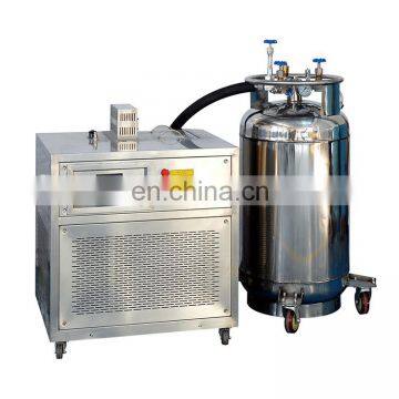 DWC-196 cryostat for impact test / liquid nitrogen cooling low temperature chamber /cryogenic tank