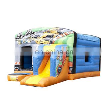 Speed Race Cars Maxi Bounce House Inflatable Jump Bouncer Large Bouncy Castles For Sale