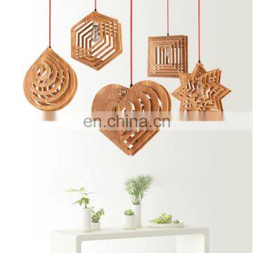 Nordic Wood Wooden Pendant Lighting Good Quality Wholesale E27 Pendant Lamp Wood Lamps From China Suppliers photo-2