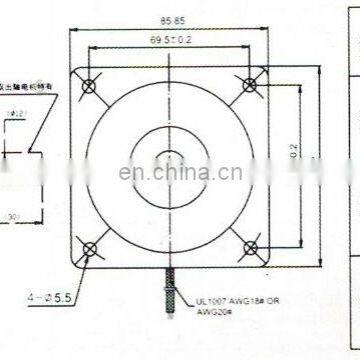 MBI-XY86 1.8degree 86mm NEMA 34 Stepper Motor Kit photo-5