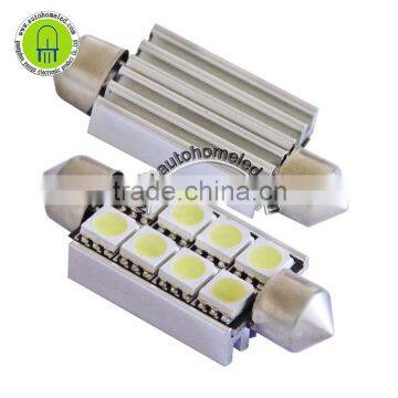 42mm 5050 8SMD 8LED Canbus Festoon C5W License Plate Light Aluminum Shell Interior Reading Lights Parking Bulb photo-3