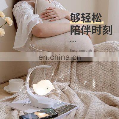 High Quality LED Lighting 3D Night Lamp Music Speaker for Home