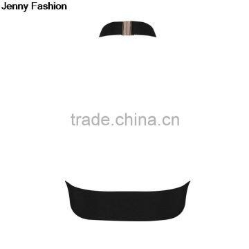 Summer Dress Jenny Fashion 2016 New Halter Beige Black White Sey Bandage Fashion Crop Top Bandage Bodycon Women Wearing photo-6