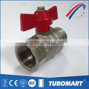 Factory Provide Directly High Temperature Brass DN20 Ball Valve With Steel Handle photo-2