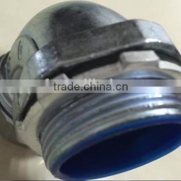 Alibaba Manufacturer Galvanized 45 Degree Flexible Conduit Connector