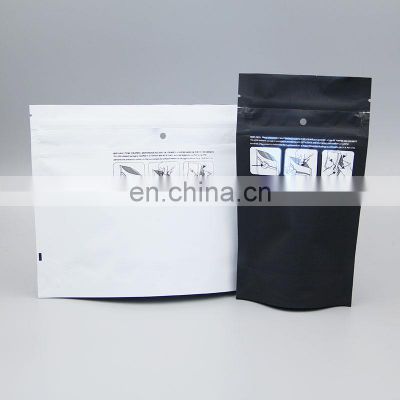 double zip ASTM Custom Printed Pinch and Slide Child Proof Resistant Exit Packaging Mylar Bag